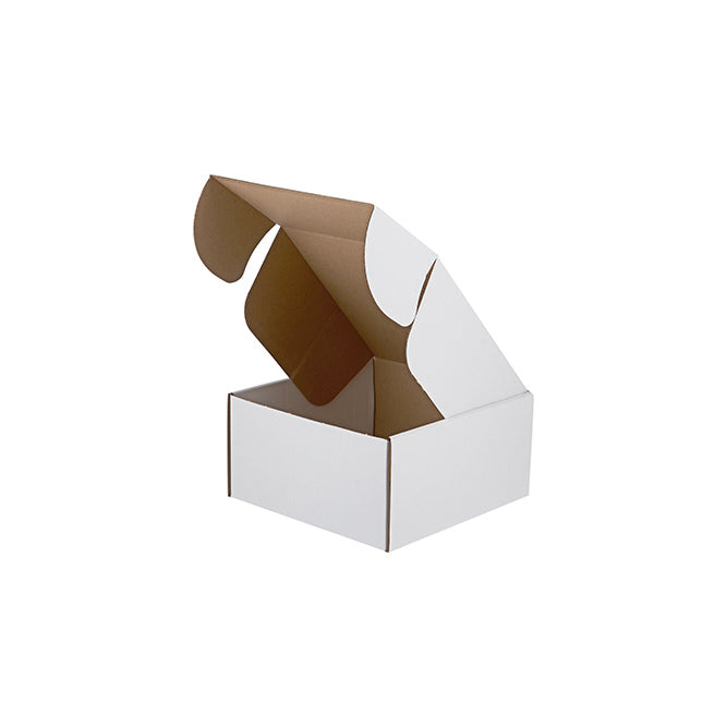 Multipurpose Cardboard Corrugated E-Commerce Shipping Box | White