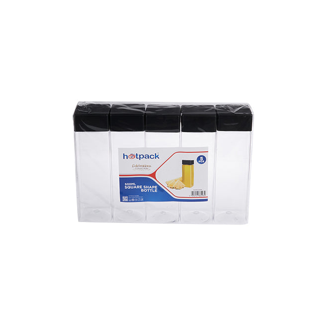 Square Shape Plastic Juice Bottle