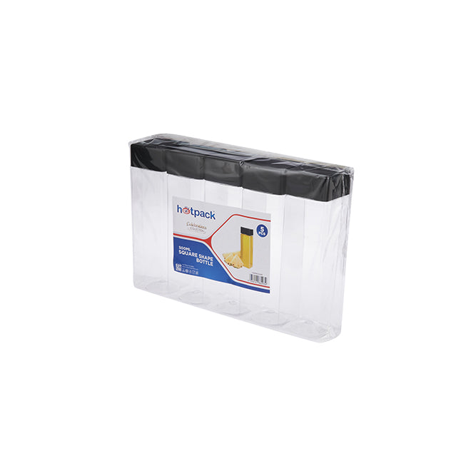 Square Shape Plastic Juice Bottle