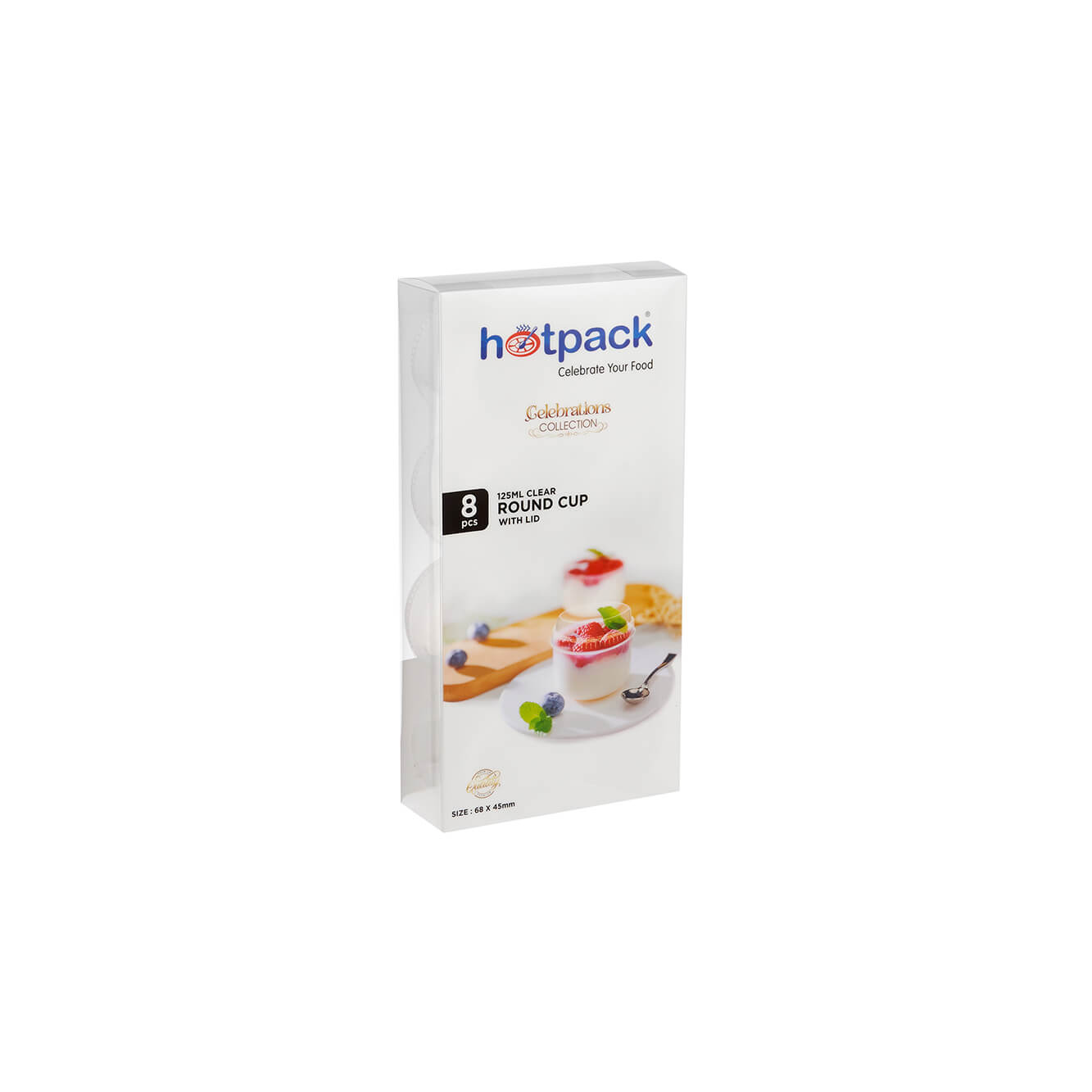 Round Clear Dessert Cup With Lid - hotpackwebstore.com