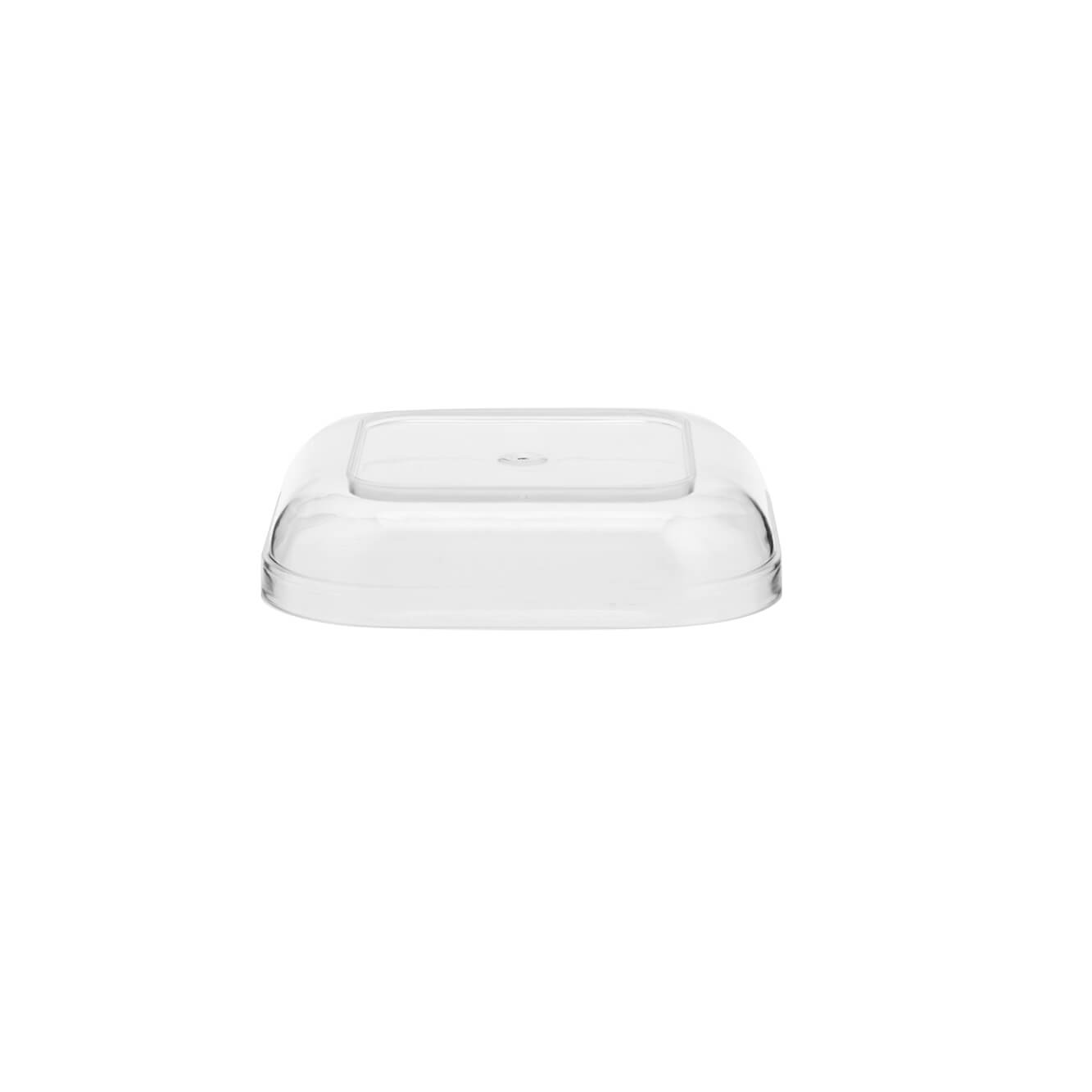 Clear Square Plastic Dessert Cup With Lid - hotpackwebstore.com