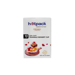 Triangle Clear Dessert Cup - hotpackwebstore.com