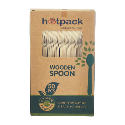 Disposable Wooden Spoons - hotpackwebstore.com
