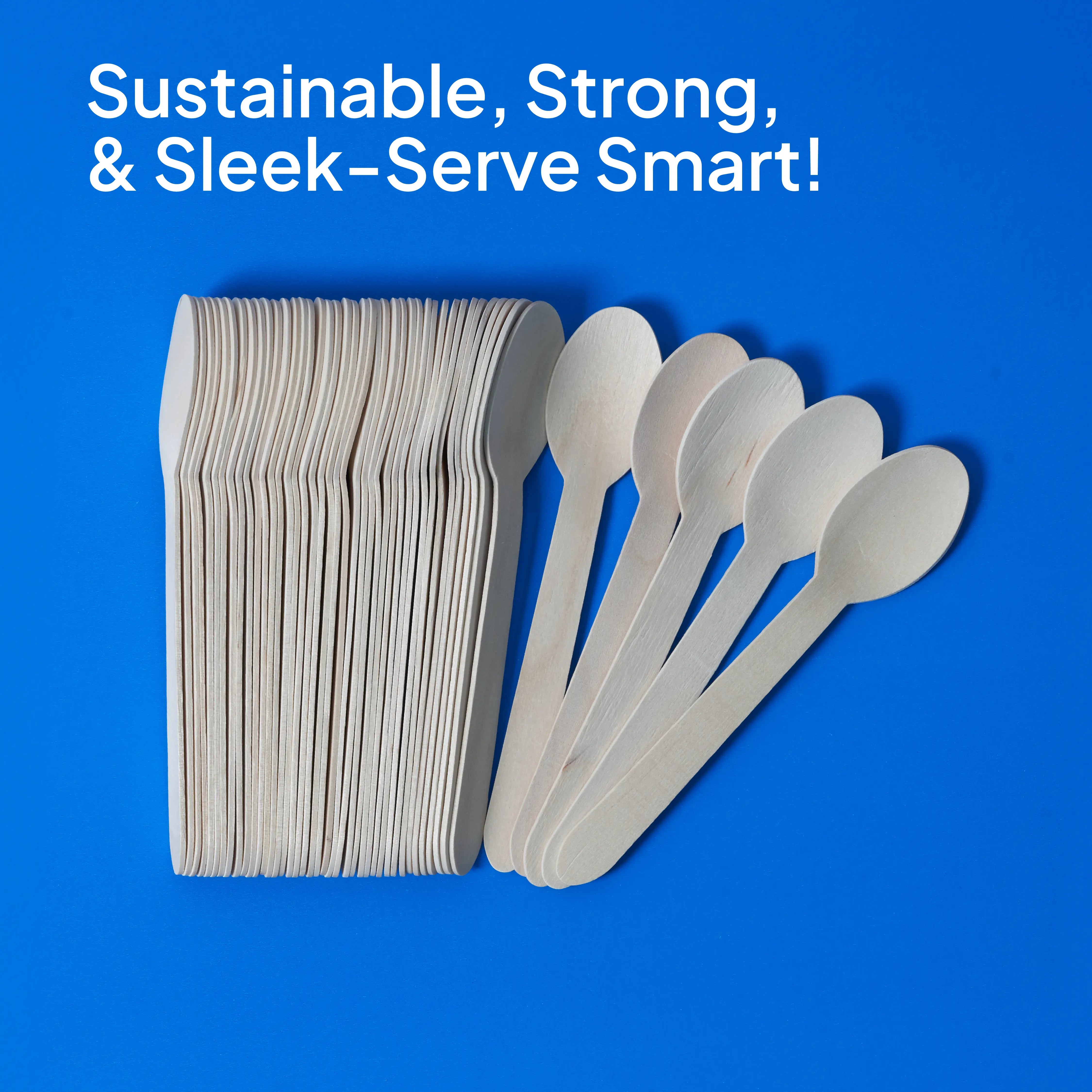 ملعقة خشبية للاستعمال مرة واحدة