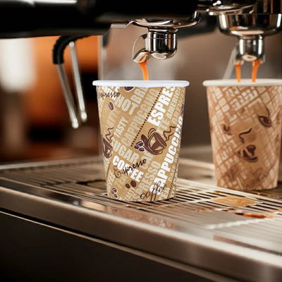 Heavy Duty Printed Single Wall Paper Cups - hotpackwebstore.com