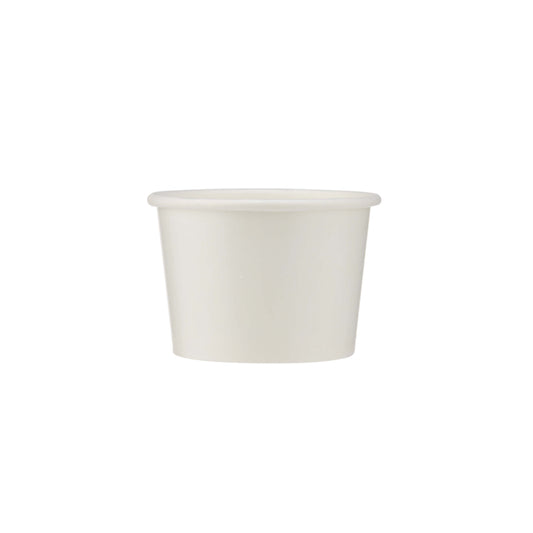 Paper Ice Cream Cup White 1000 Pieces - hotpackwebstore.com