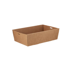 Kraft Flute Tray - hotpackwebstore.com