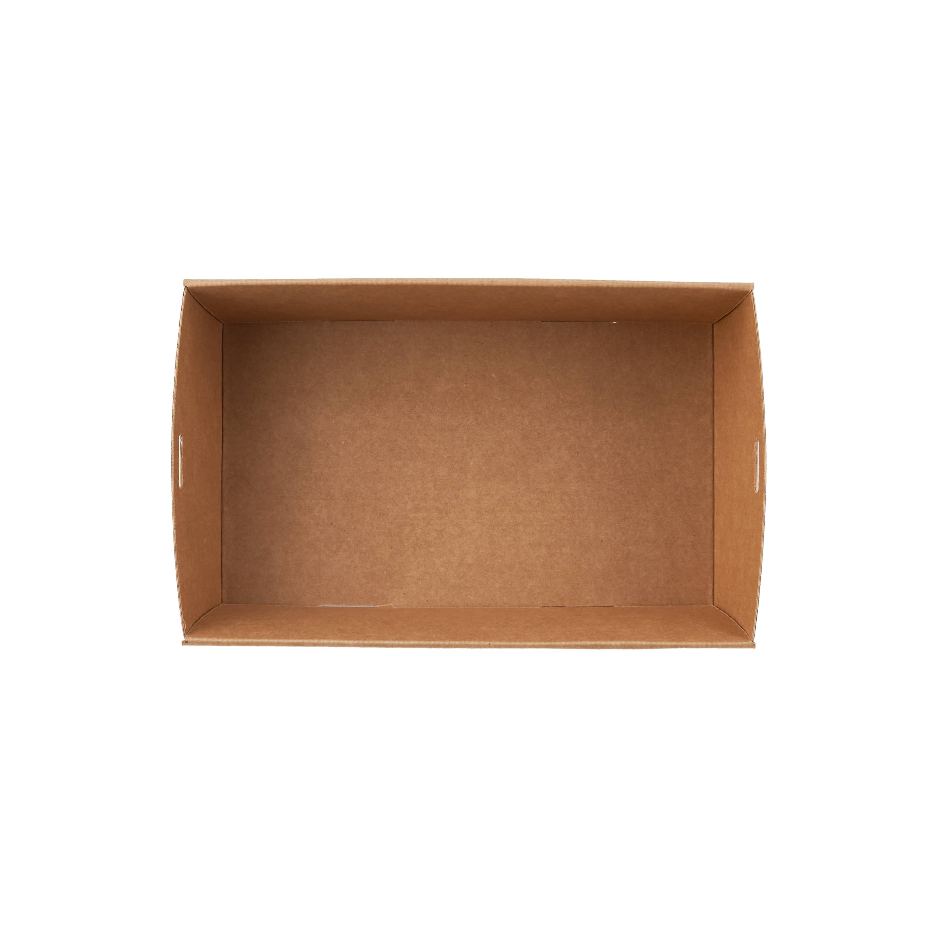 Kraft Flute Tray - hotpackwebstore.com