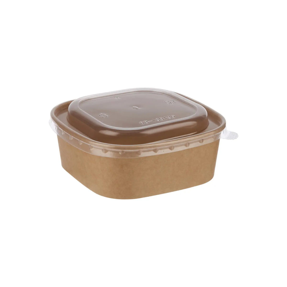 Kraft Square Container With Lid