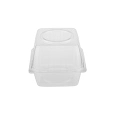 Clear Hinged  Croissant Container - hotpackwebstore.com