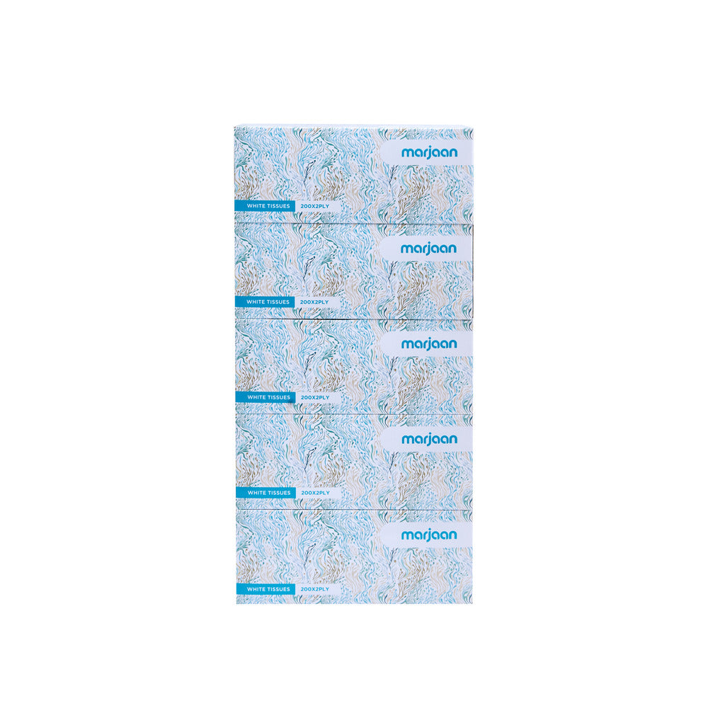 30 Boxes Marjaan Facial Tissue 200 Sheets x 2 Ply - hotpackwebstore.com
