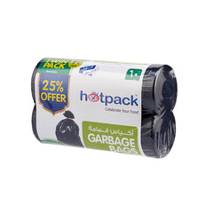 Twin Pack Garbage Roll Black 65x95cm 30 Gallon 25 % off - hotpackwebstore.com