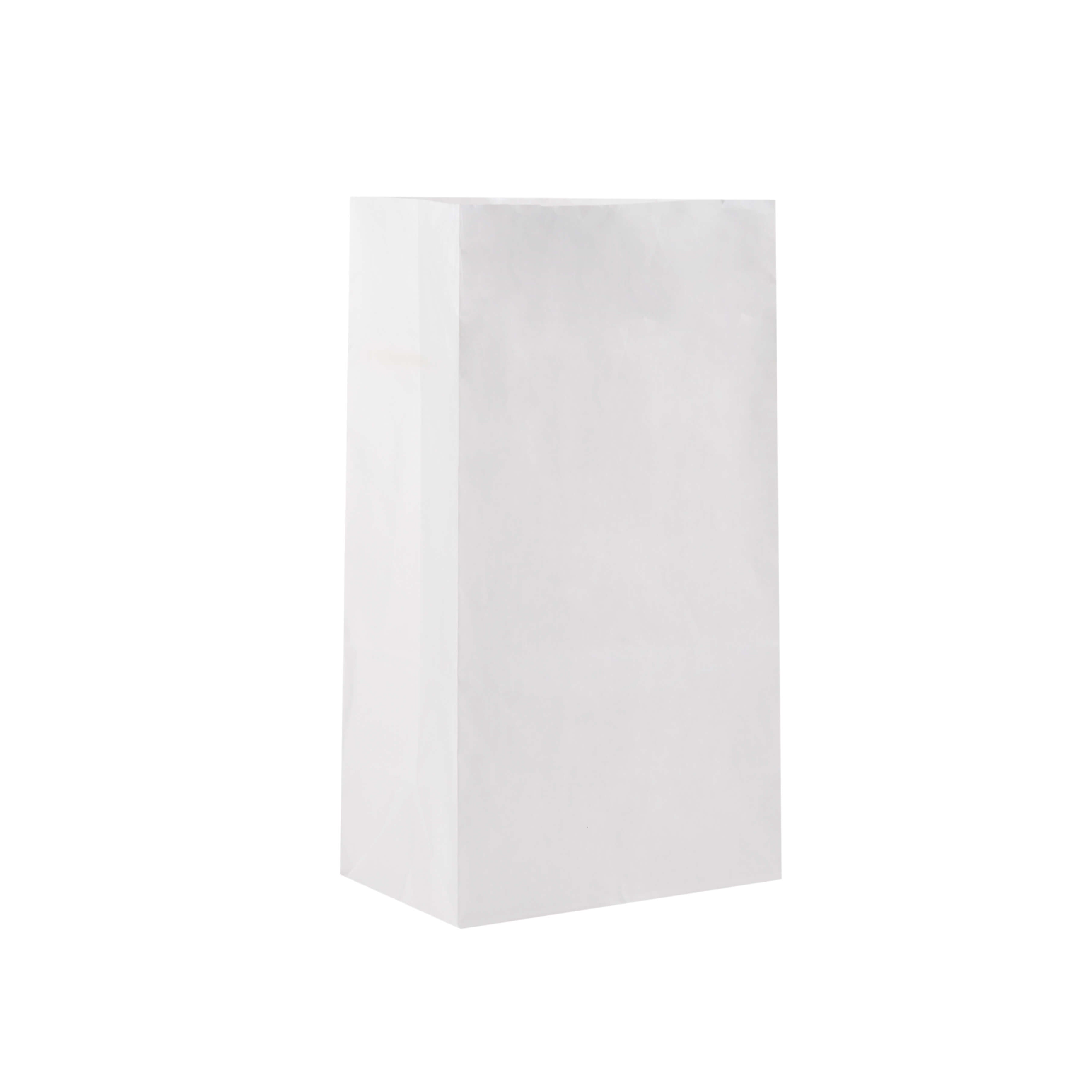 White Flat Bottom Paper Bags- Hotpack Global