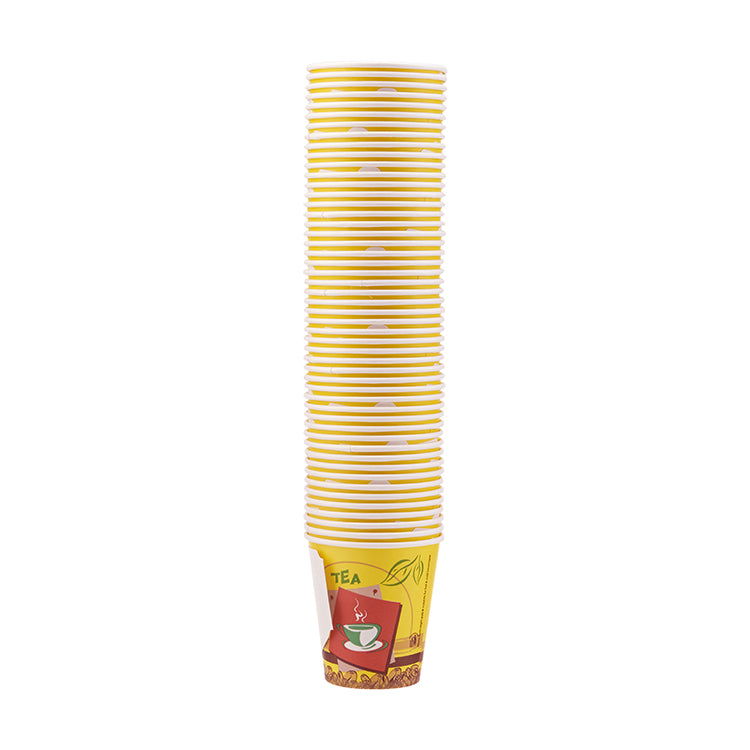 7 Oz Printed Single Wall Paper Cups with Handle – hotpackwebstore.com