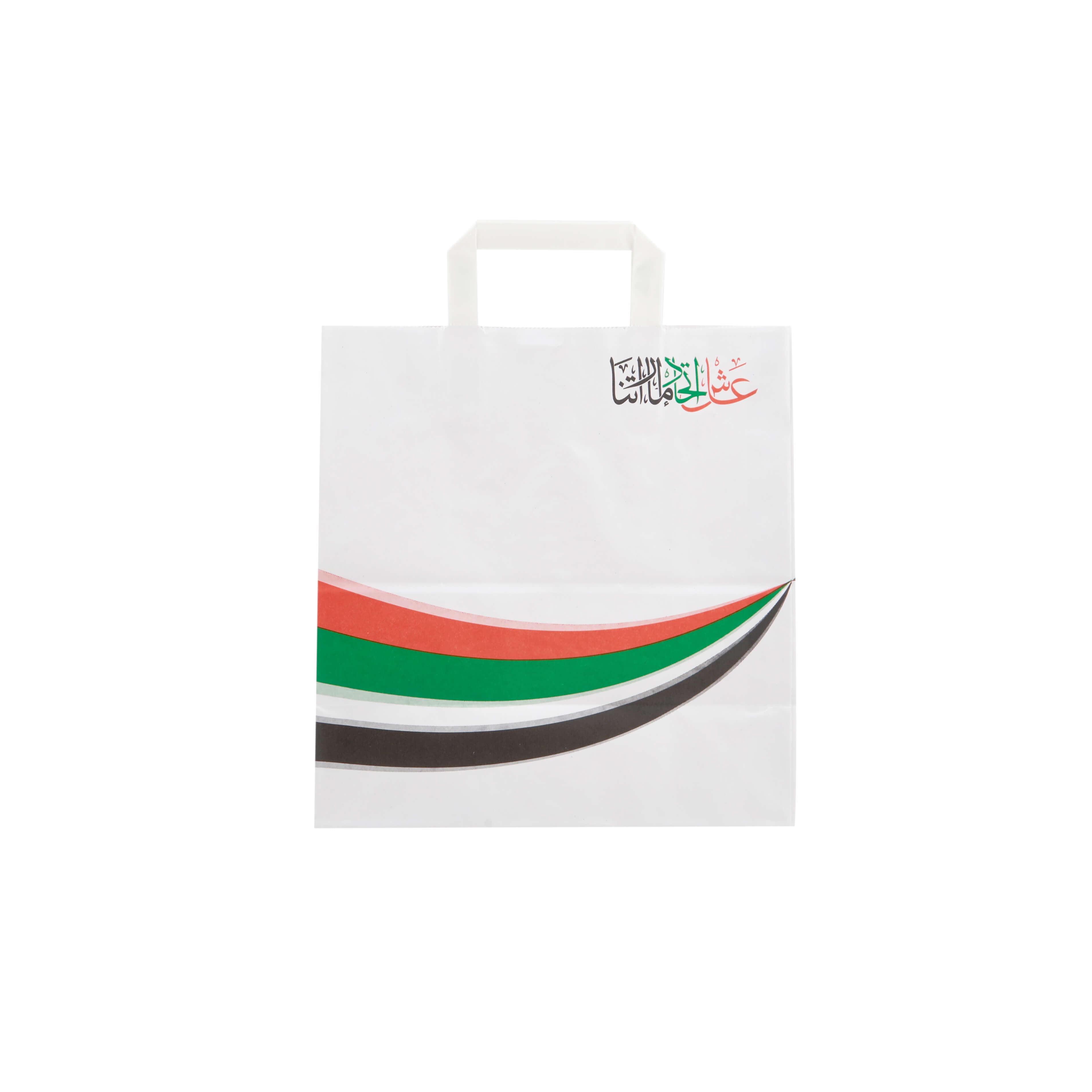 UAE Flag day Paper bag 29x15x30 cm - Hotpack Global