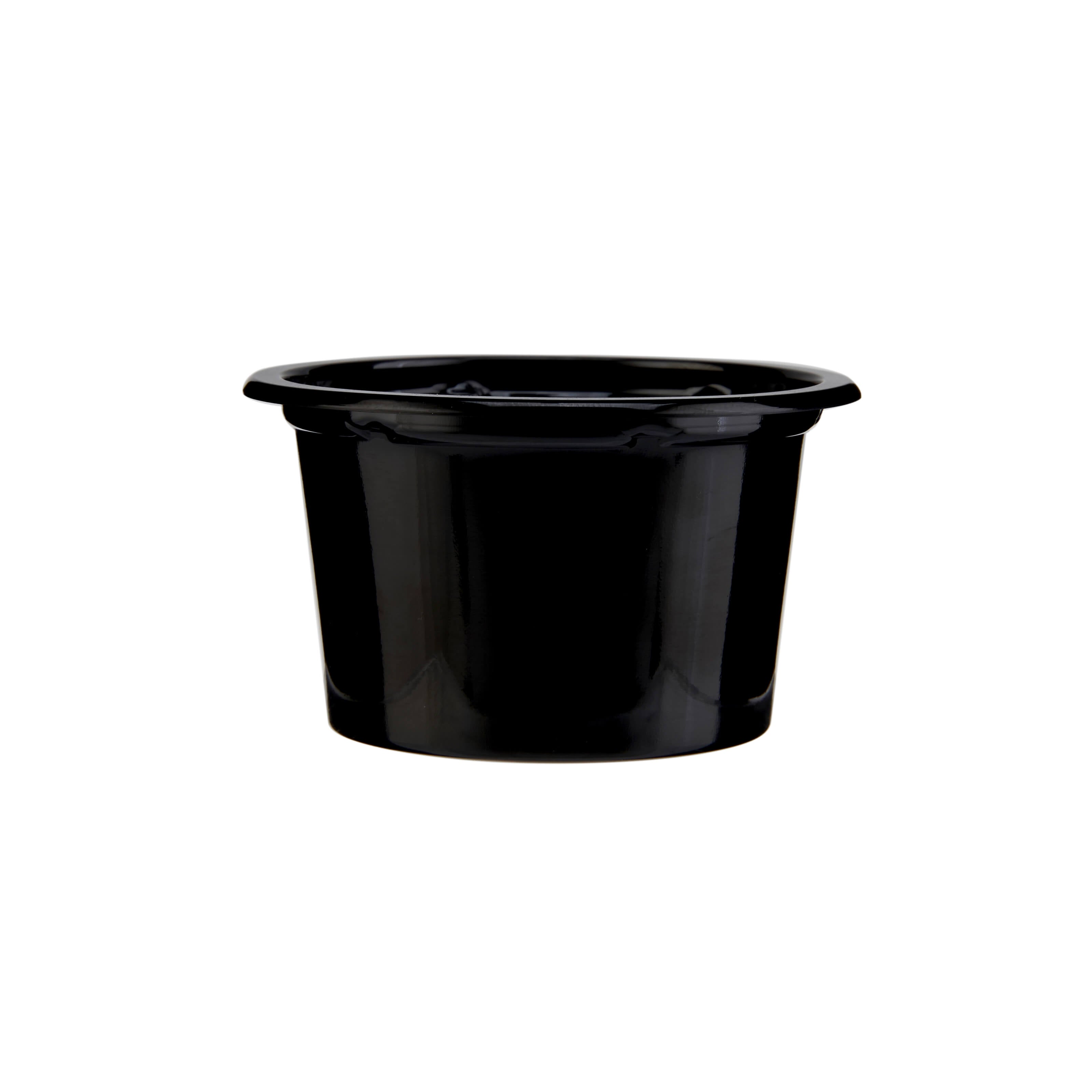 2 Oz Black base PET portion cup  - Hotpack Global