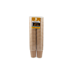 Twin Pack 12 Oz Kraft Double Wall Paper Cup - hotpackwebstore.com