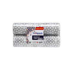 Arabic Theme Printed White Luxury Sofra Twin Pack - hotpackwebstore.com