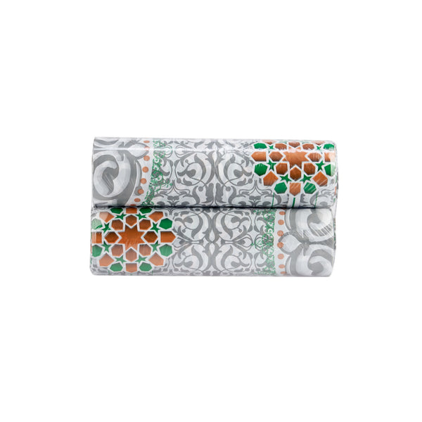 Arabic Theme Printed White Luxury Sofra Twin Pack - hotpackwebstore.com