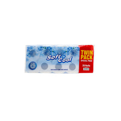 Soft n Cool Twin Pack Toilet Roll 2 Ply 200 Sheets