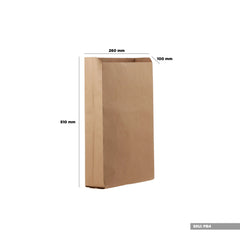 PB4 Brown Pinch or Flat Bottom Kraft Paper Bags - Hotpack Global