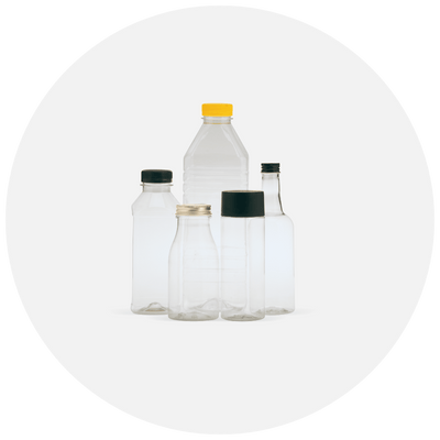 زجاجات بلاستيكية