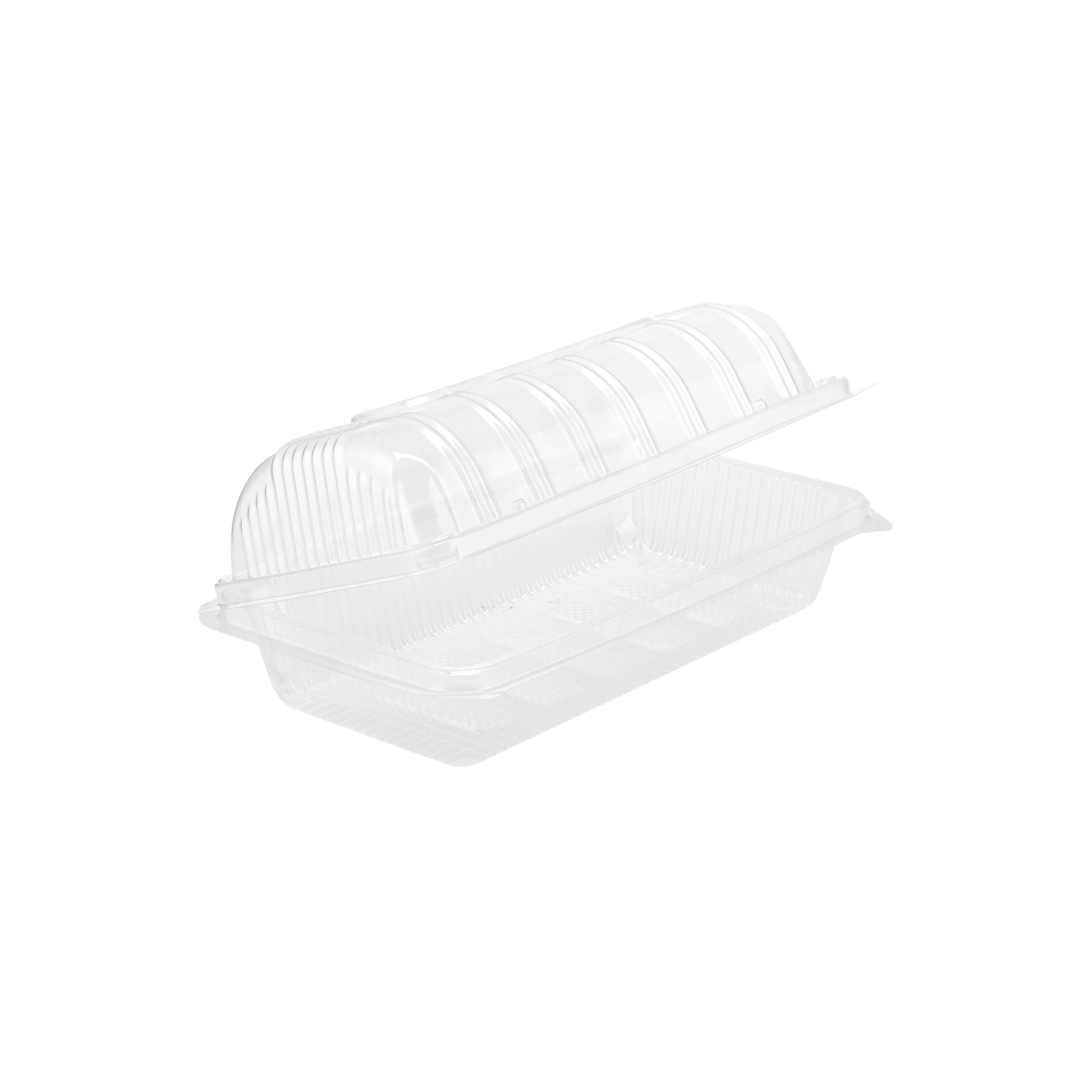 Practical rectangular clear container for bakery and deli items 500ml - Hotpack Global