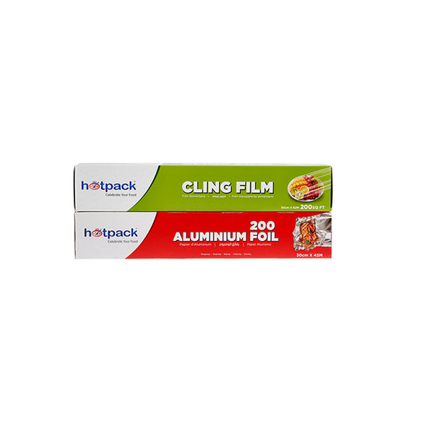 Aluminium Foil + Cling Film Combo - hotpackwebstore.com