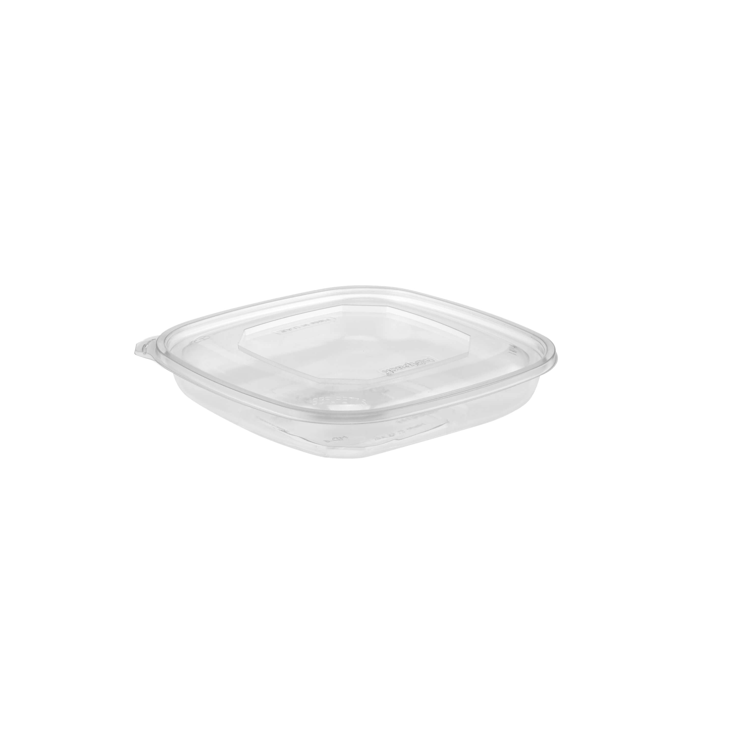 Square Salad Bowl With Clear Lid