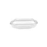 Square Salad Bowl With Clear Lid
