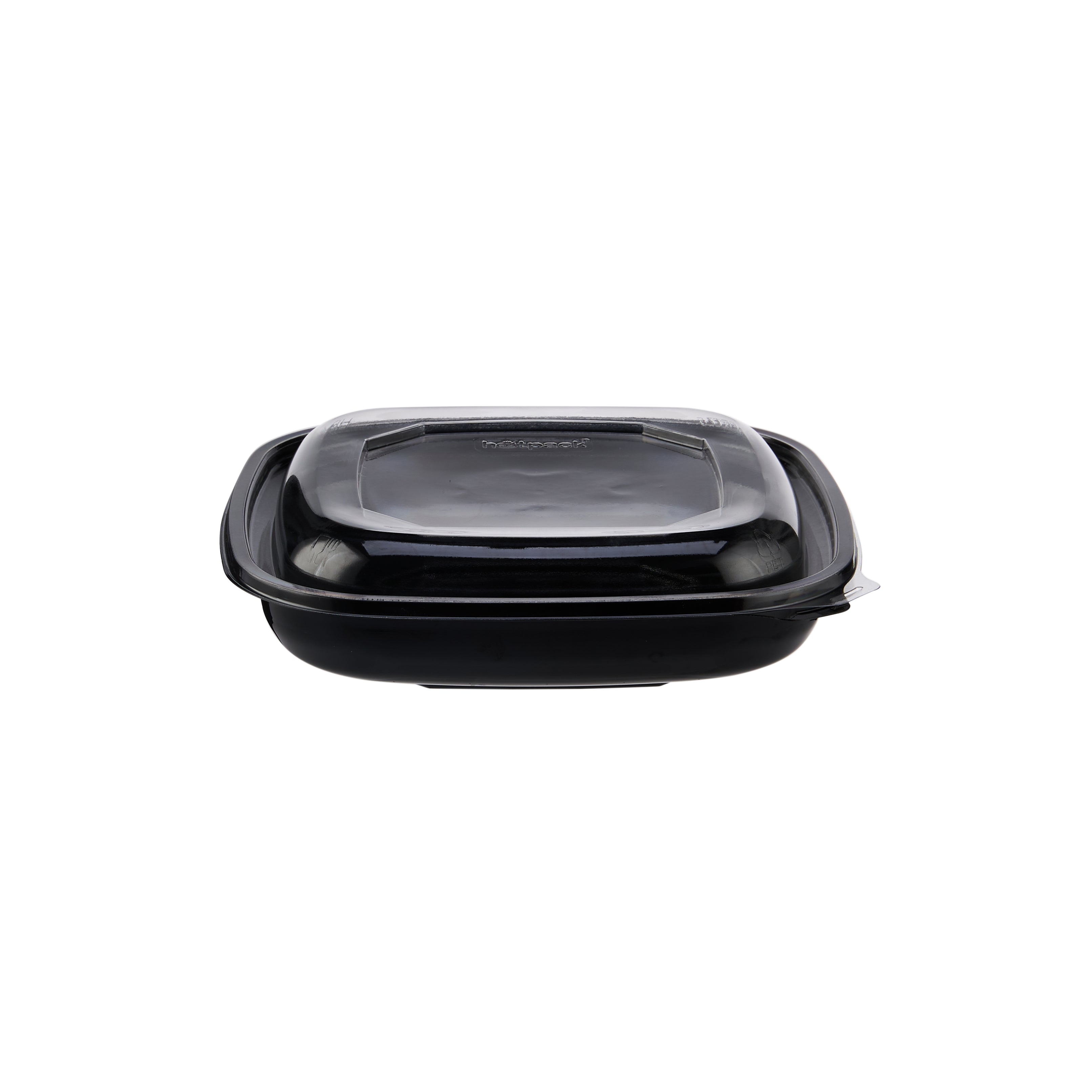 Square Salad Bowl With Clear Lid - hotpackwebstore.com