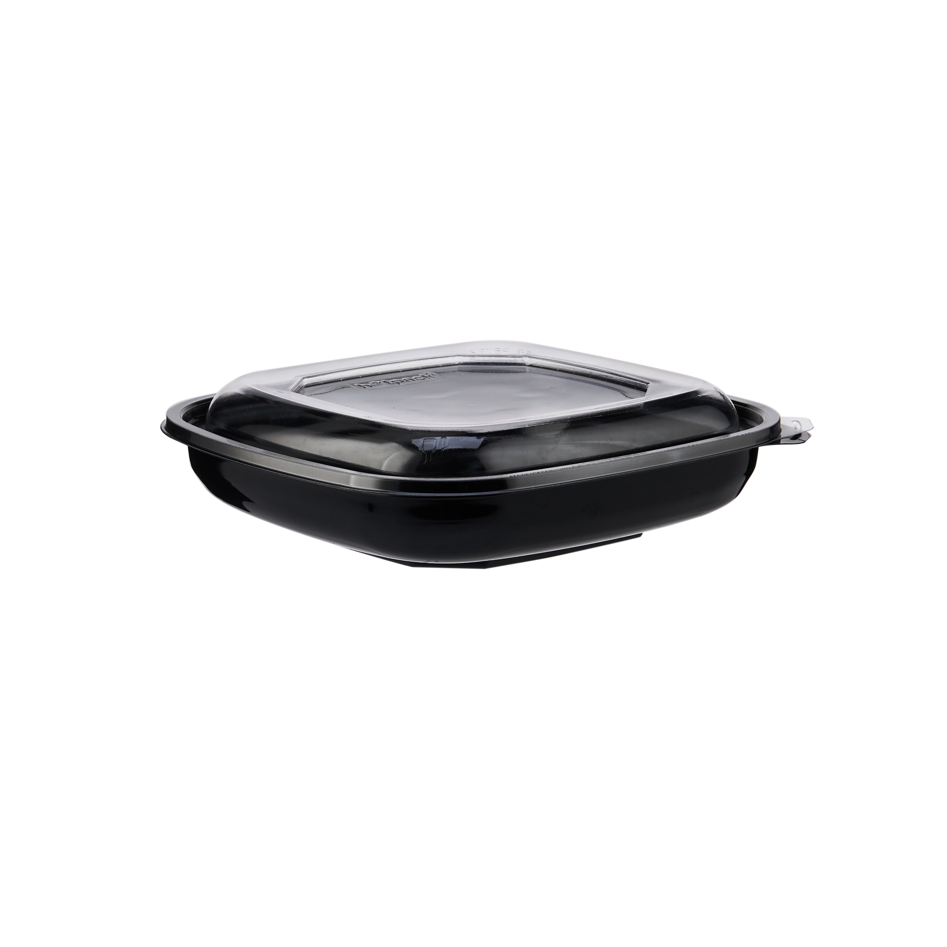 Square Salad Bowl With Clear Lid - hotpackwebstore.com