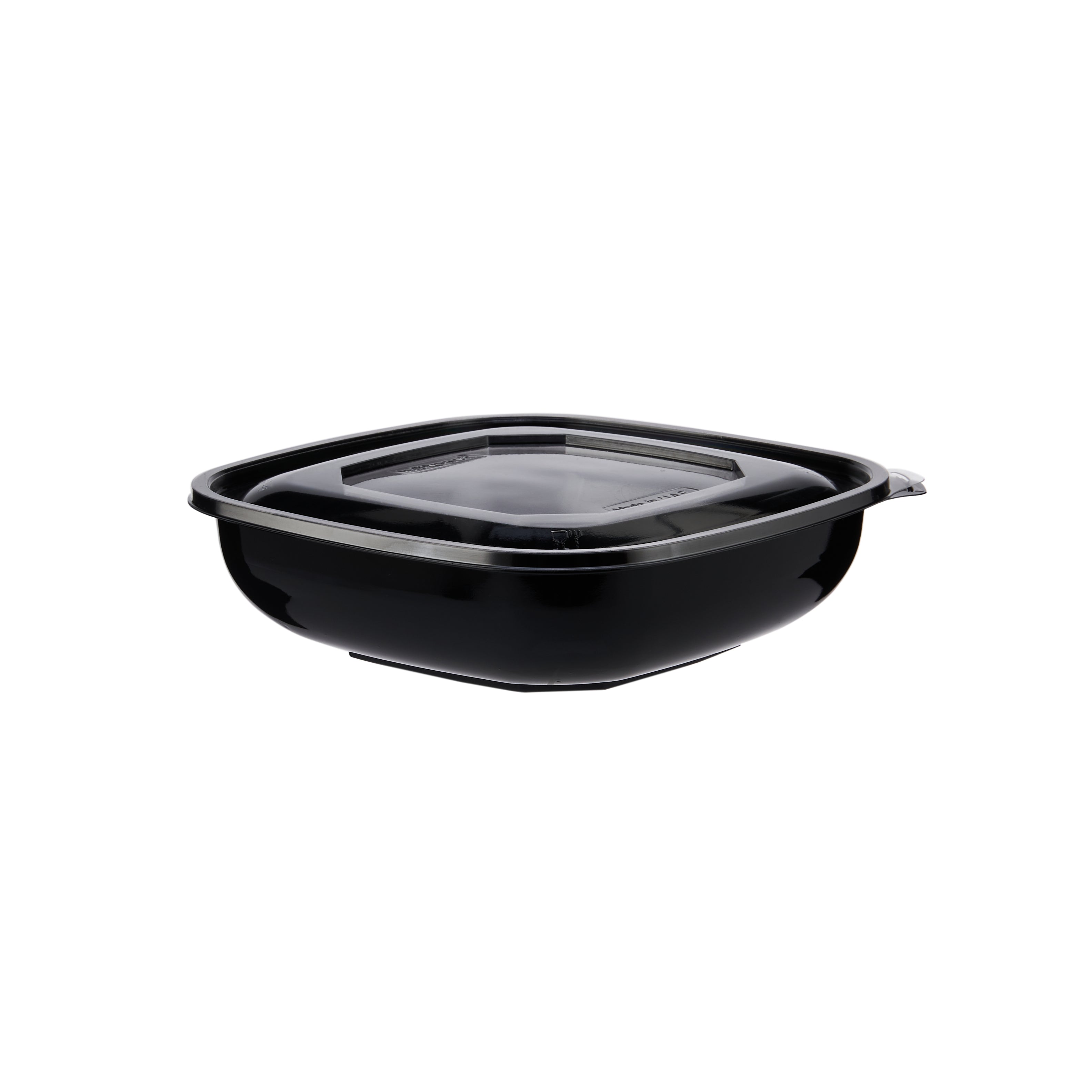 Square Salad Bowl With Clear Lid - hotpackwebstore.com