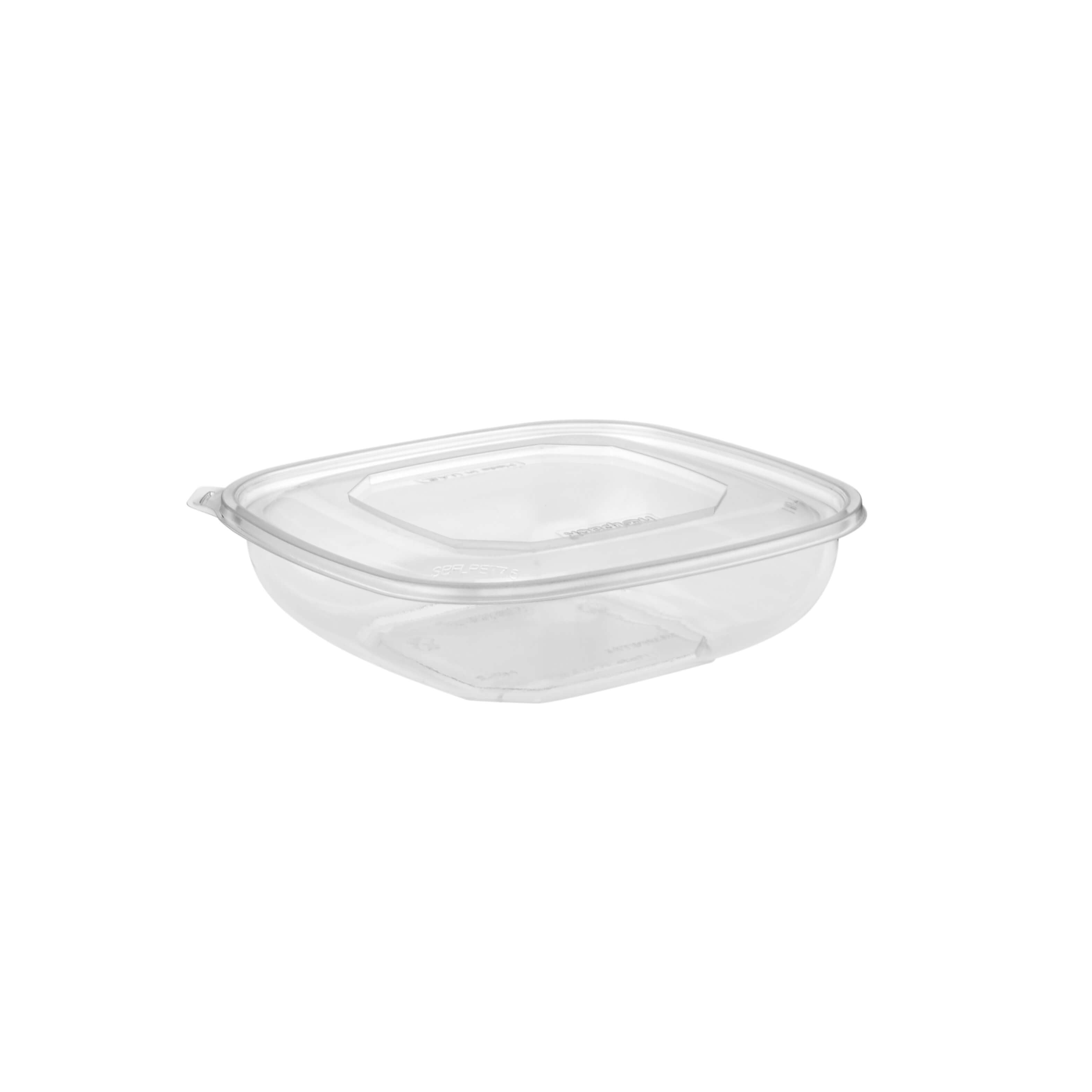 Square Salad Bowl With Clear Lid