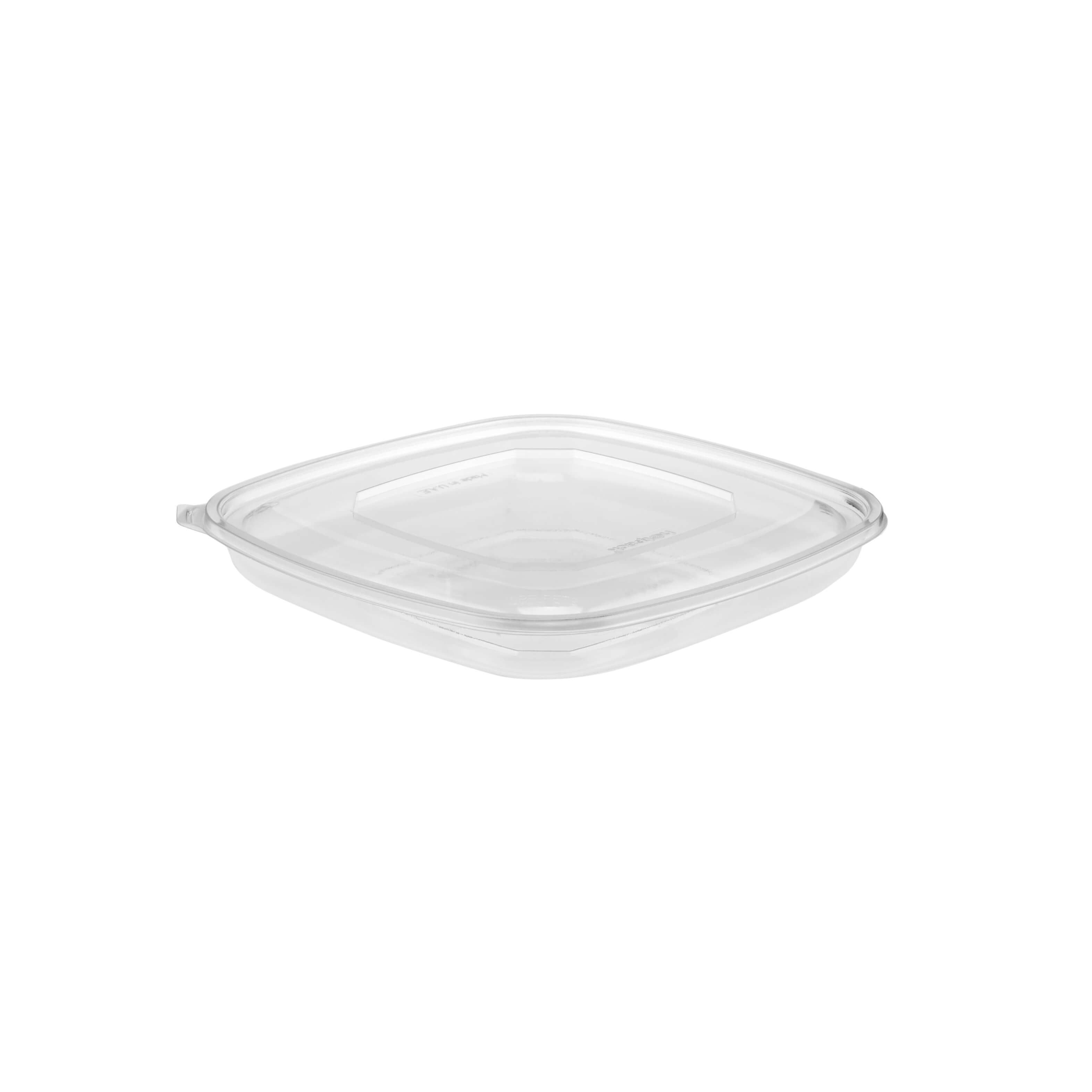 Square Salad Bowl With Clear Lid