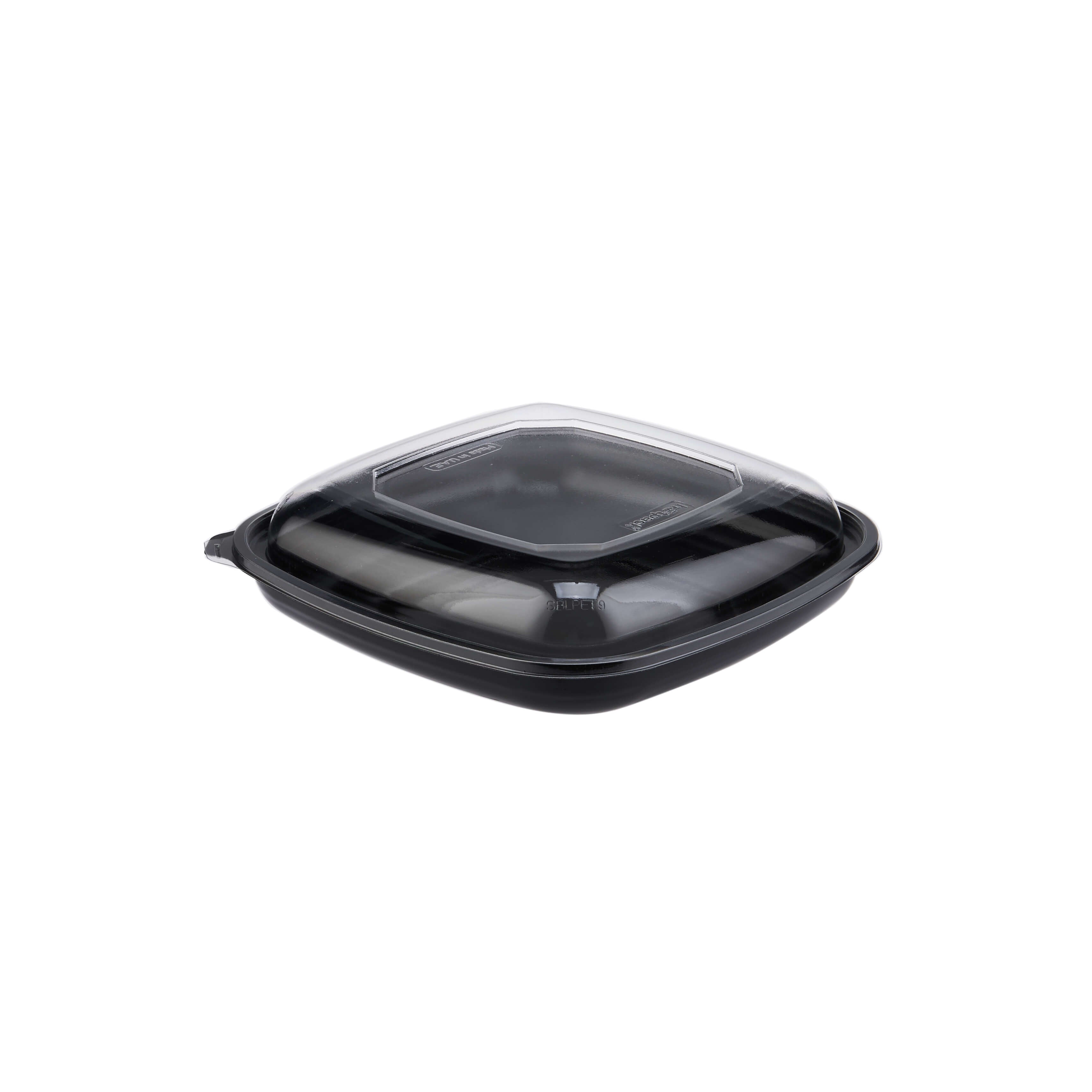 Square Salad Bowl With Clear Lid