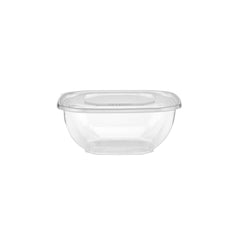 Square Salad Bowl With Clear Lid