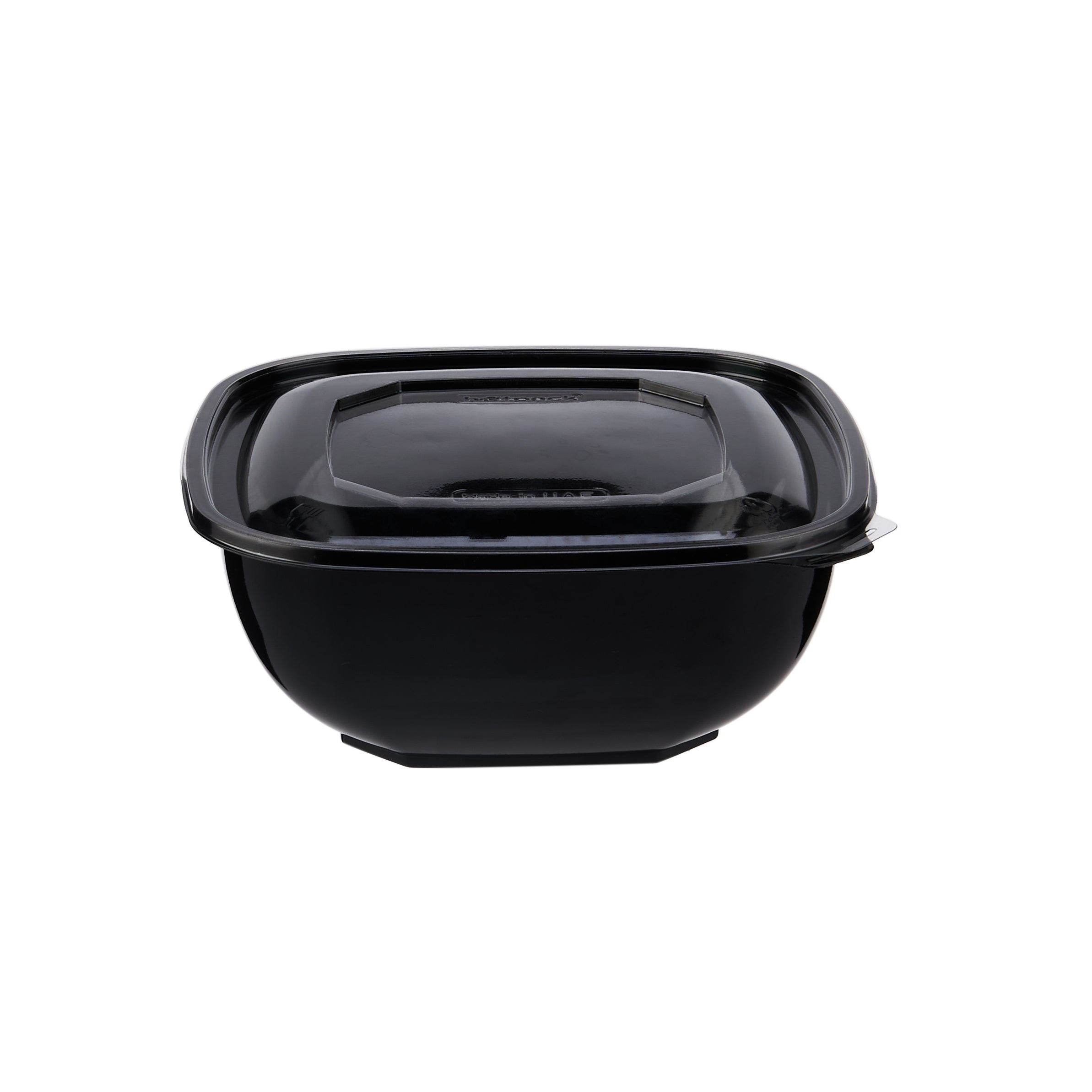 Square Salad Bowl With Clear Lid - hotpackwebstore.com