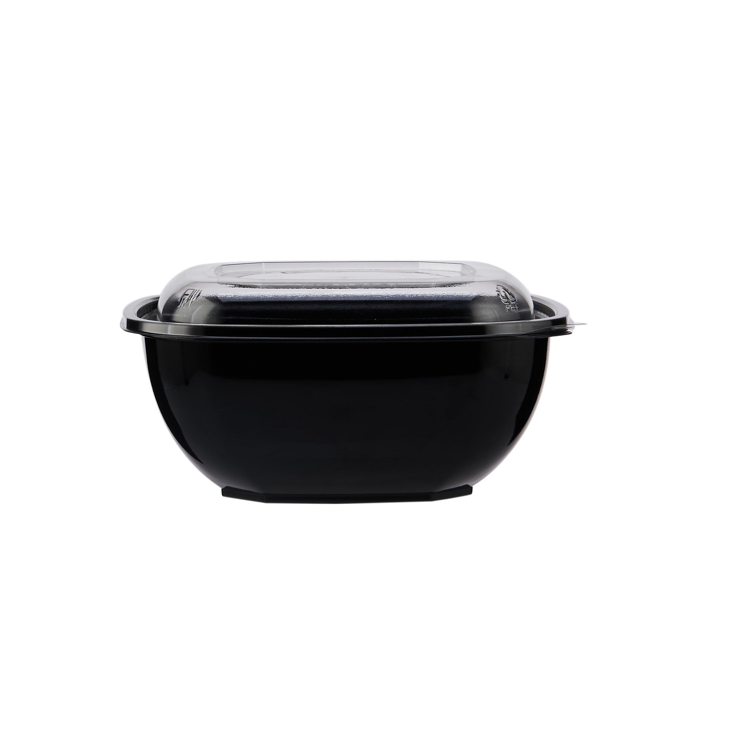 Square Salad Bowl With Clear Lid - hotpackwebstore.com