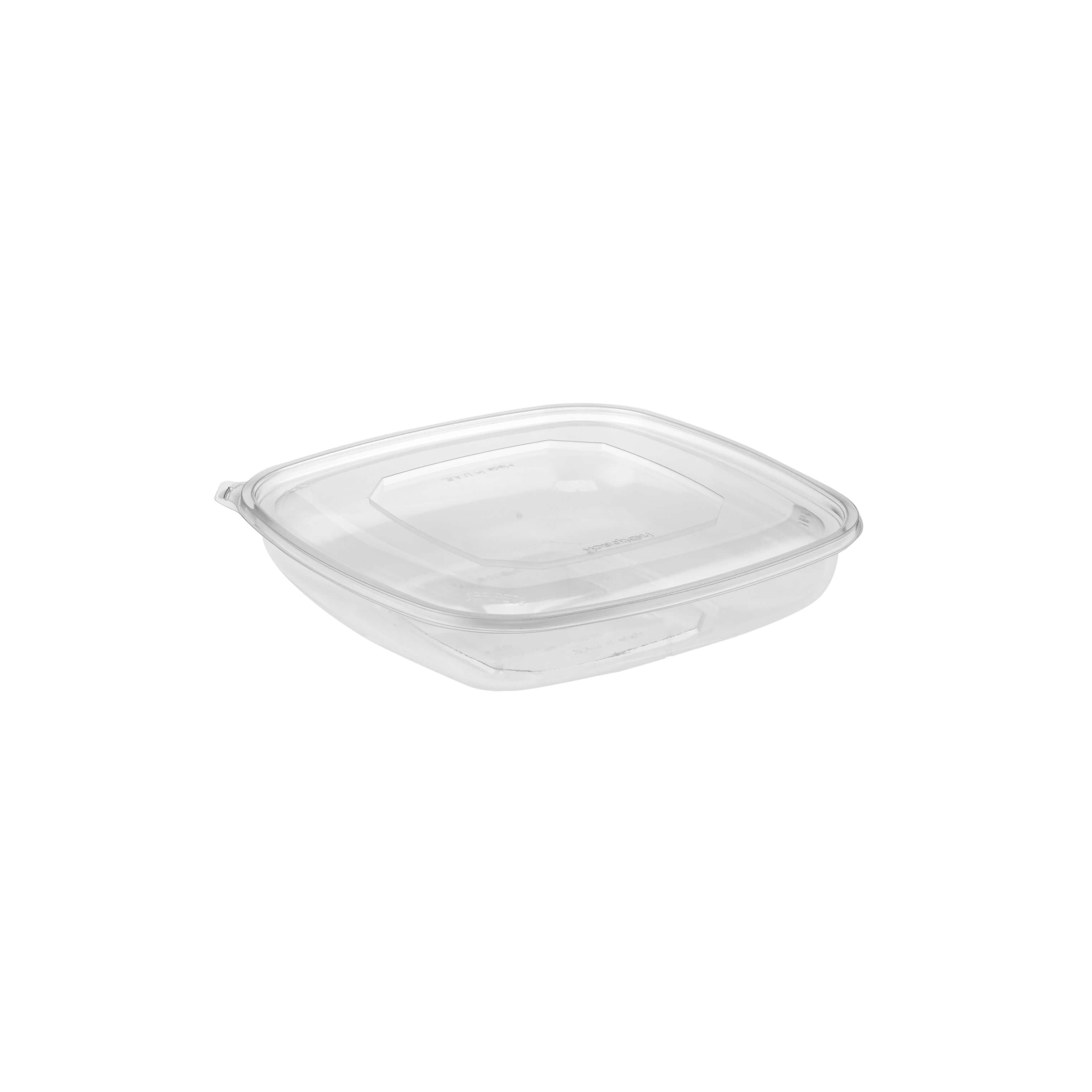 Square Salad Bowl With Clear Lid