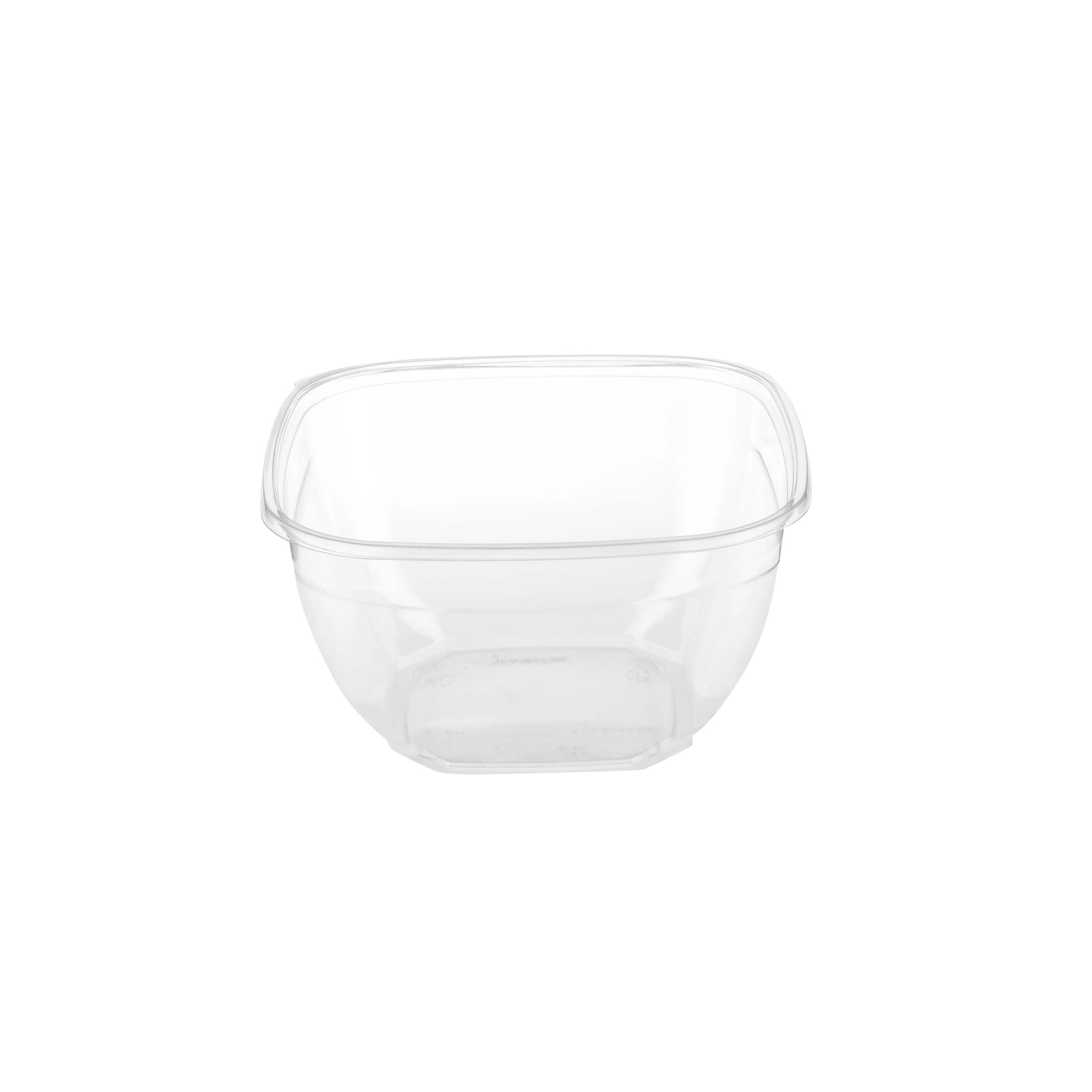 Square Salad Bowl With Clear Lid
