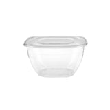 Square Salad Bowl With Clear Lid