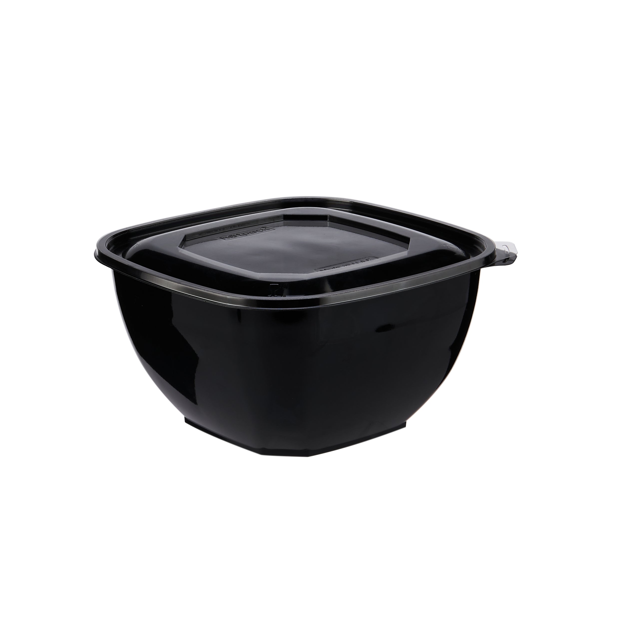 Square Salad Bowl With Clear Lid - hotpackwebstore.com