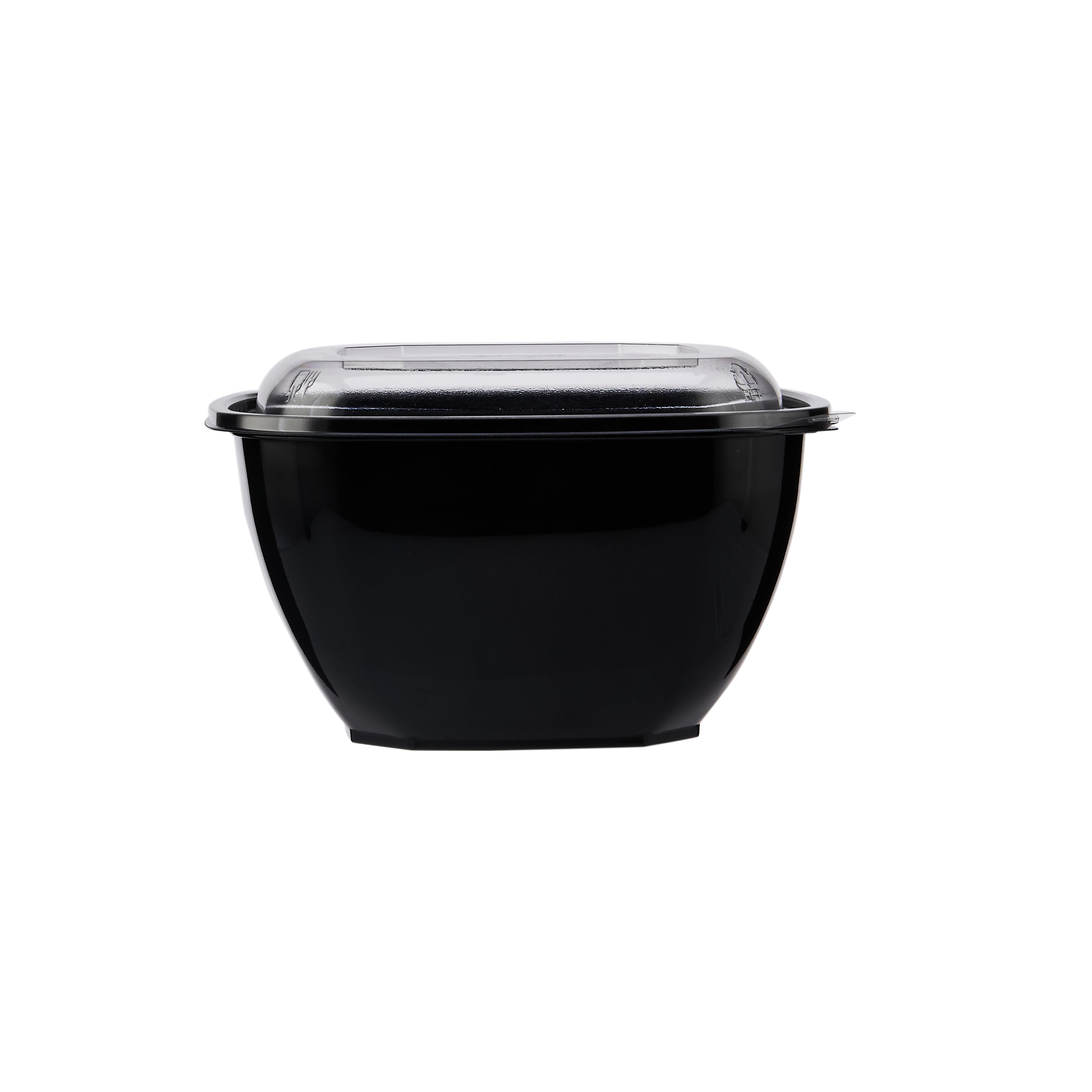 Square Salad Bowl With Clear Lid - hotpackwebstore.com