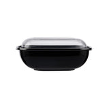 Square Salad Bowl With Clear Lid - hotpackwebstore.com