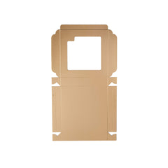 20x20 cm Gold Sweet Box with window - Hotpack Global