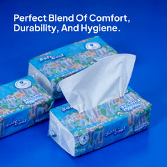 Soft n Cool Facial Tissue Nylon Pack 200 Sheets x 2 ply