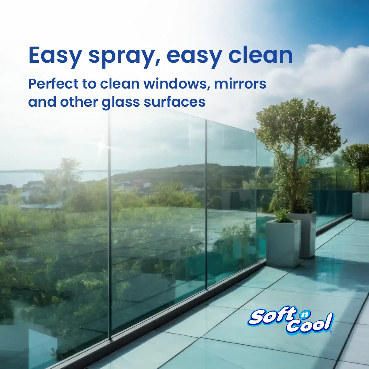 Soft n Cool Glass Cleaner 750 ml x 12 Pieces - hotpackwebstore.com
