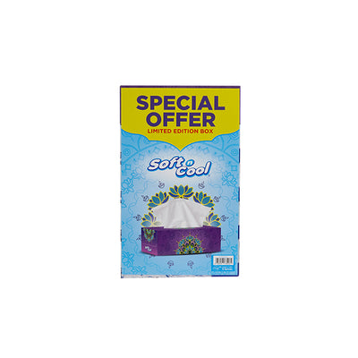 Soft n Cool Facial Tissues  - 130 Sheets x 2 ply 4 Boxes + 1 FREE Diwali Special Edition