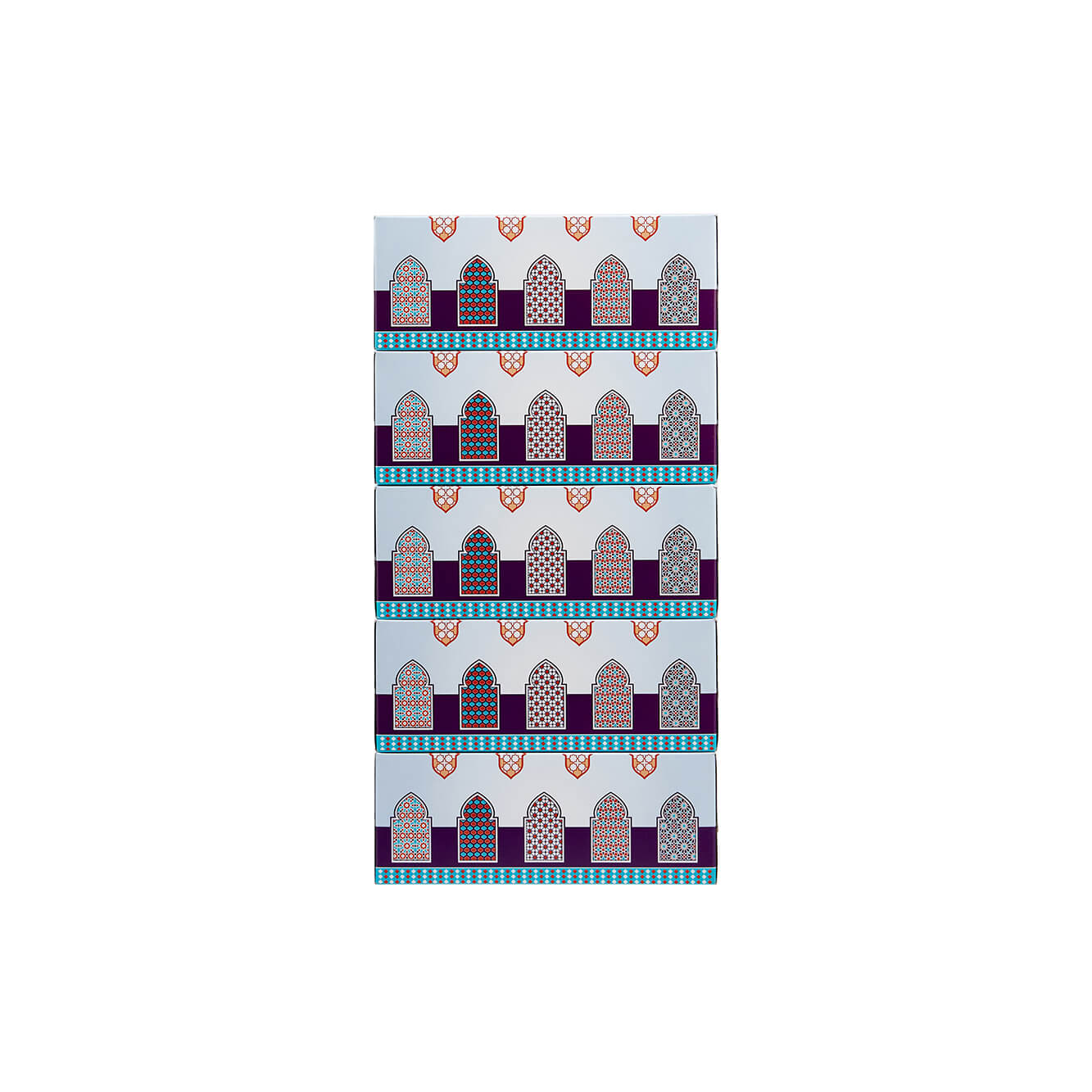 30 Boxes Soft n Cool Arabic Theme  Facial Tissue 200 Sheets x 2Ply - hotpackwebstore.com
